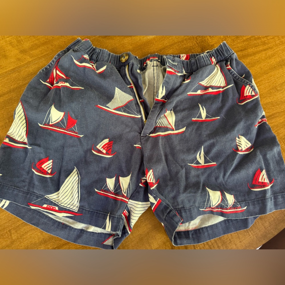 chubbies Sailboat Pattern Shorts